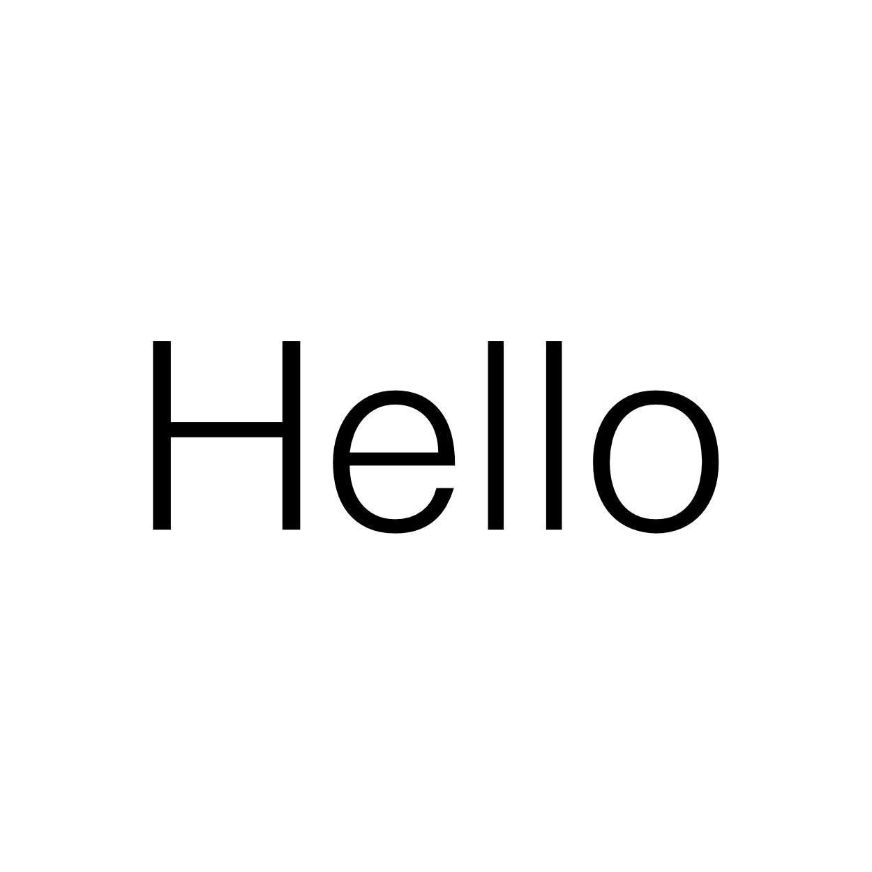 Image with the text 'Hello'