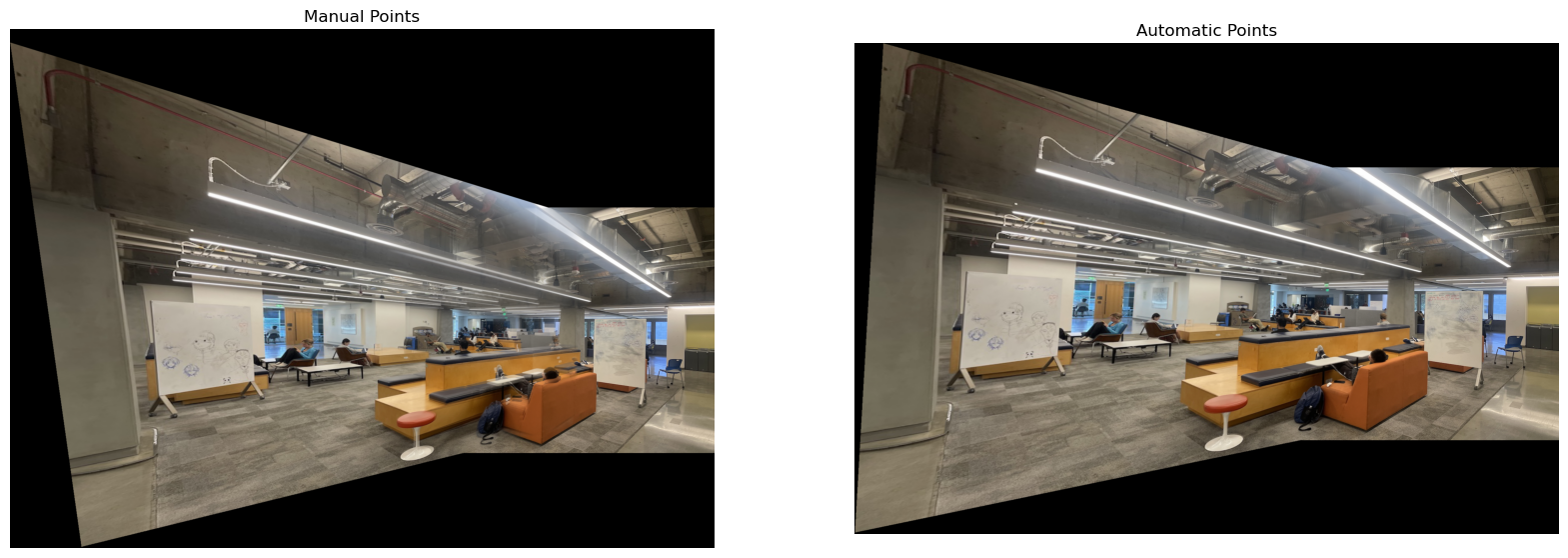 Panorama image comparison from Moffitt Library